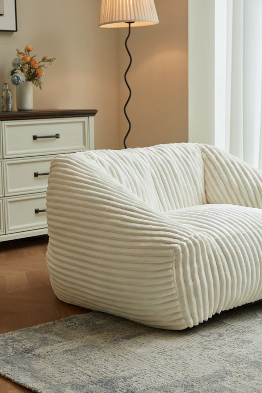 BYBYME Cozy Oversized Bean Bag Chair, Living Room & Gaming