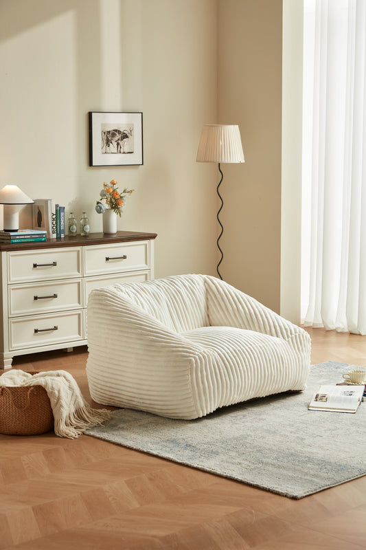 BYBYME Cozy Oversized Bean Bag Chair, Living Room & Gaming