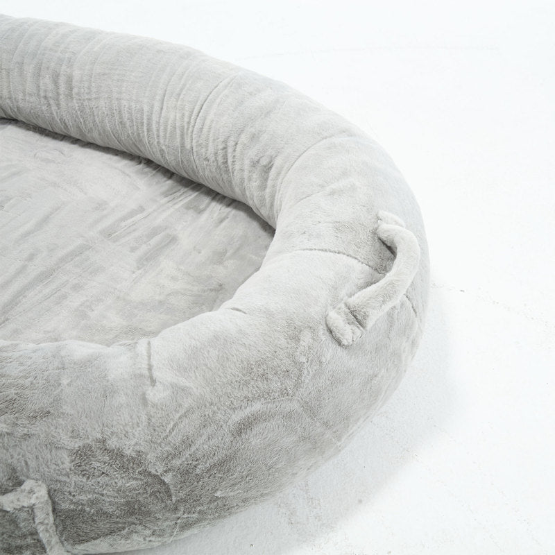 Cozy XL Human Dog Bed for Movie Nights, Memory Foam Base