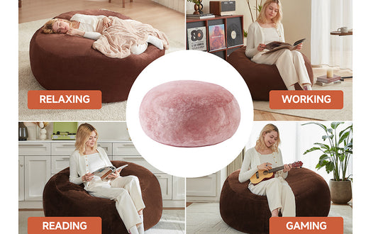 Cozy Bean Bag Chair for Living Room & Bedroom, Memory Foam
