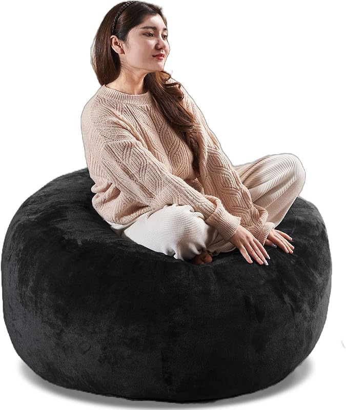 Cozy Bean Bag Chair for Living Room & Bedroom, Memory Foam