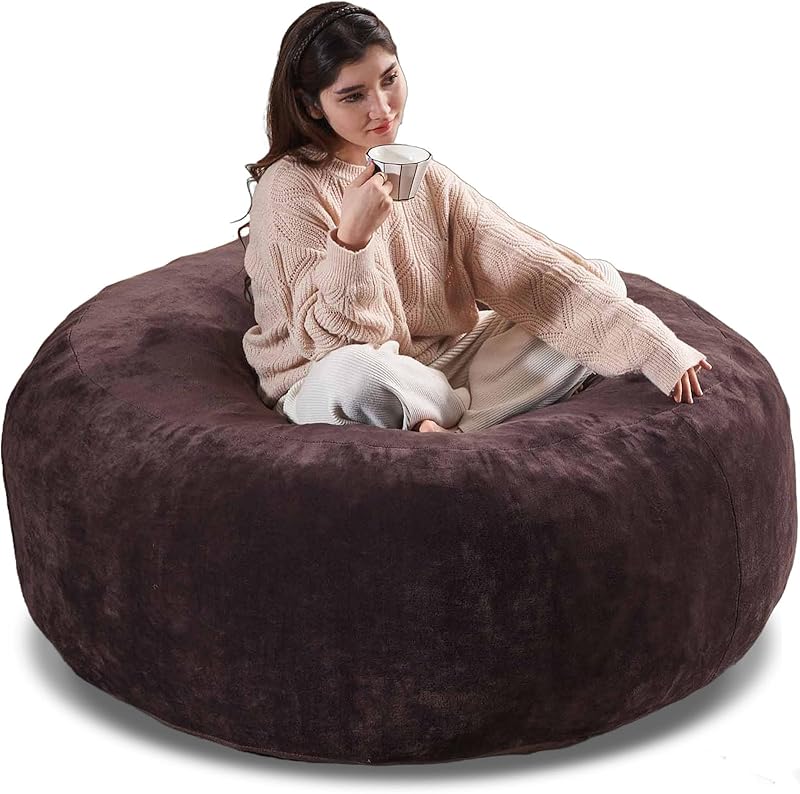 Cozy Bean Bag Chair for Living Room & Bedroom, Memory Foam
