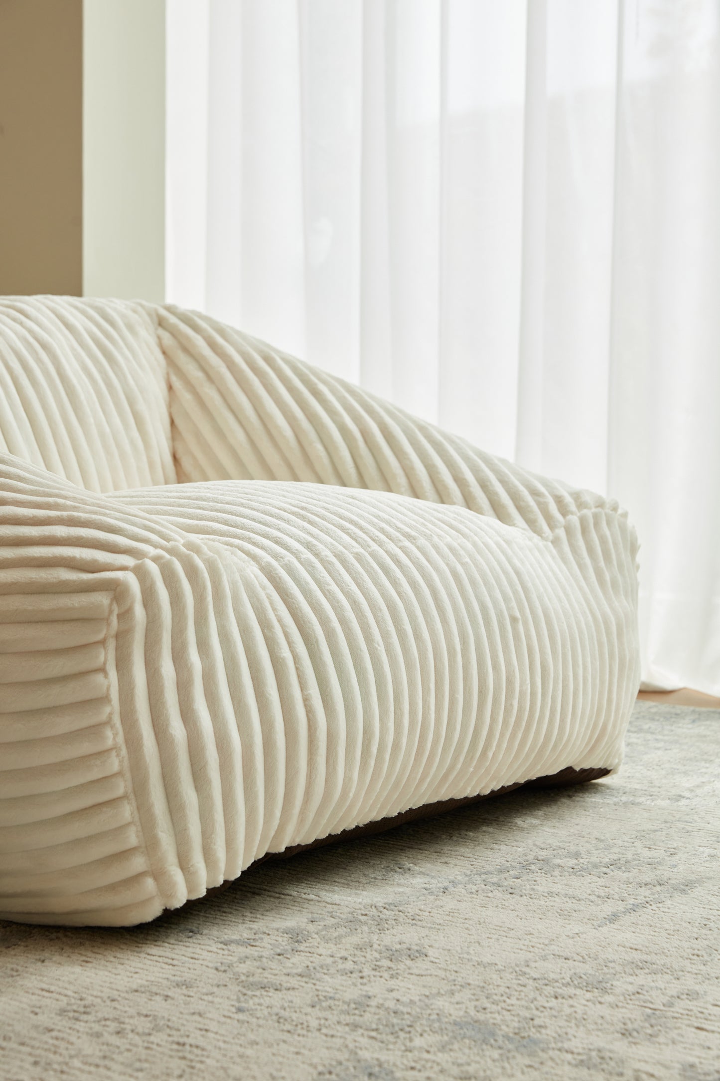 BYBYME Cozy Oversized Bean Bag Chair, Living Room & Gaming