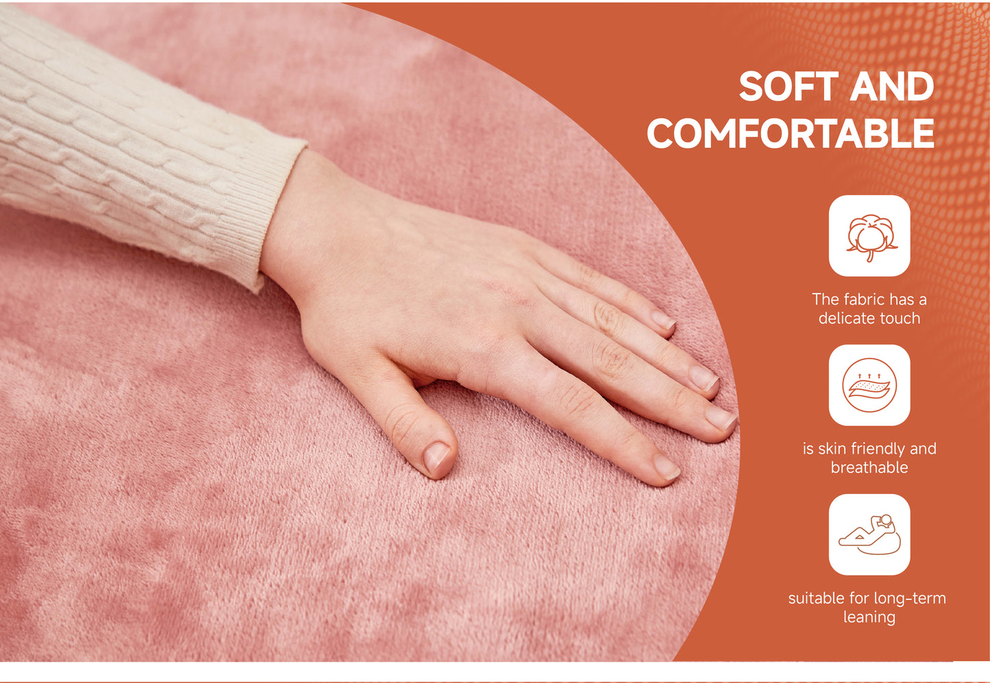 Cozy Bean Bag Chair for Living Room & Bedroom, Memory Foam