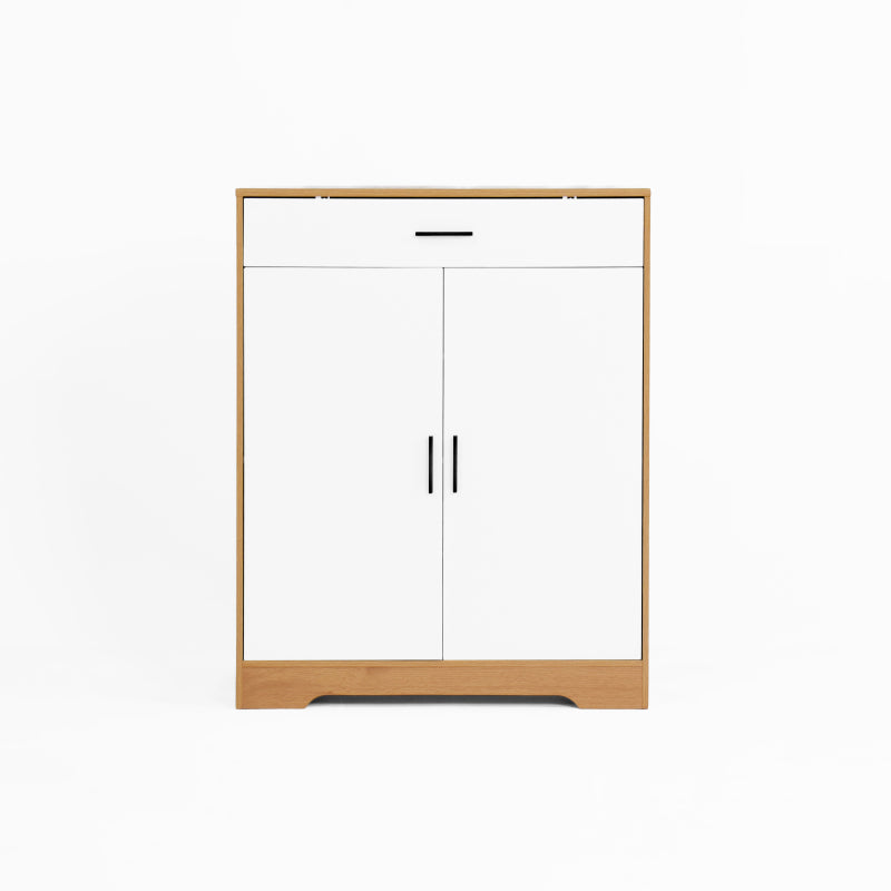 Modern Shoe Cabinet for Entryway with Adjustable Shelves