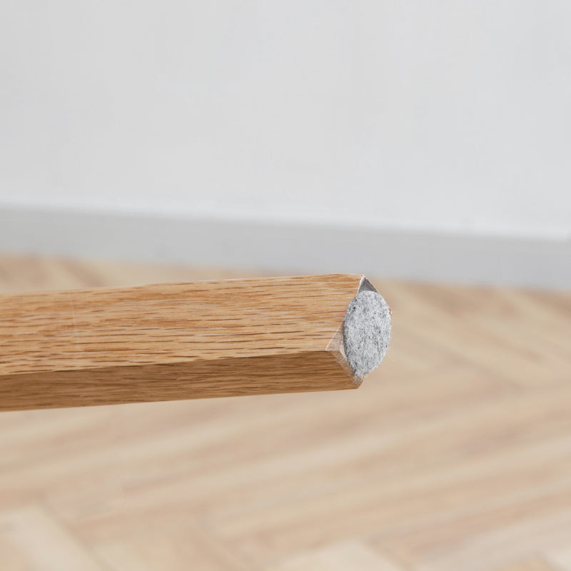 Natural Solid FAS Oak Dining Chairs for Dining Room Set of 2