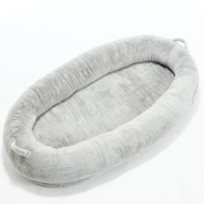 Cozy XL Human Dog Bed for Movie Nights, Memory Foam Base