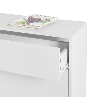 Modern Shoe Cabinet for Entryway with 2 Flip Drawers