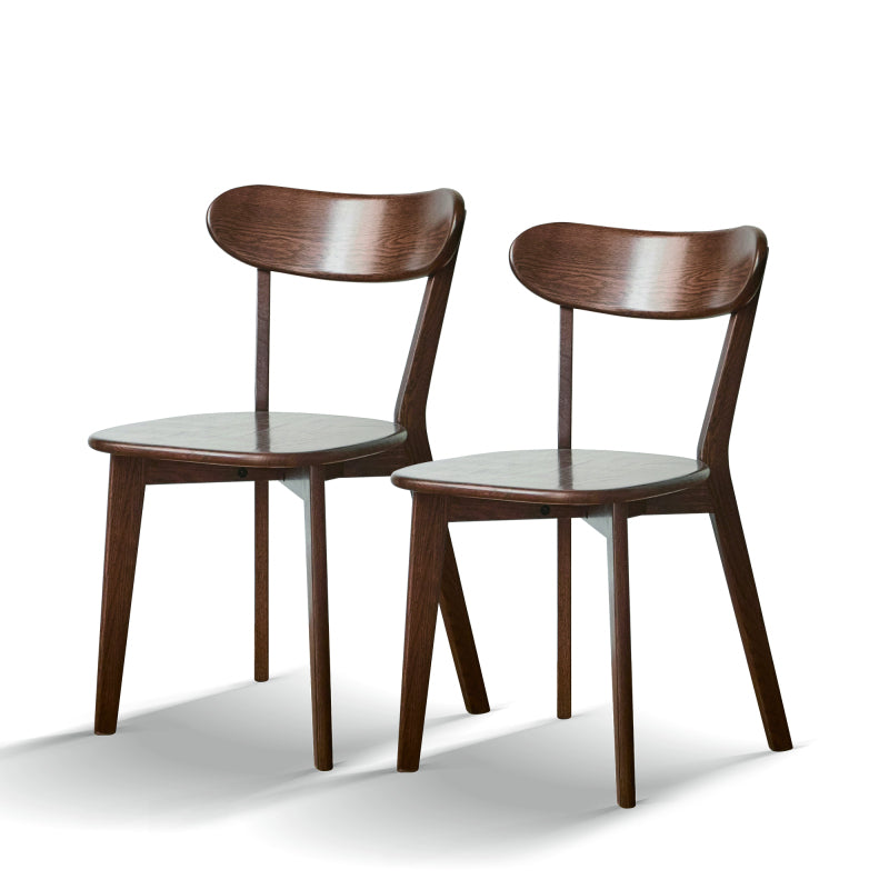 RR Minimalist Dining Chairs, Set of 4, Solid American Oak