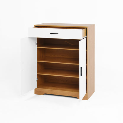 Modern Shoe Cabinet for Entryway with Adjustable Shelves