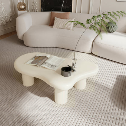 Modern Cloud Coffee Table for Your Living Room, 3 Ball Legs