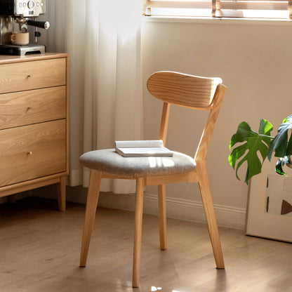 Scandinavian Dining Chair for Kitchen & Dining, Solid Oak