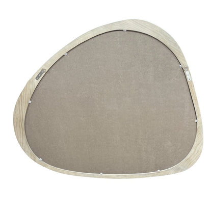 Organic Modern Wall Mirror for Entryway, Asymmetrical 45in