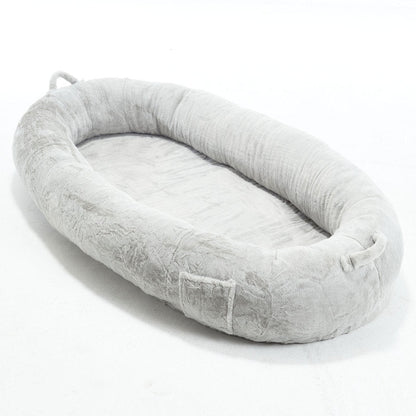 Cozy XL Human Dog Bed for Movie Nights, Memory Foam Base