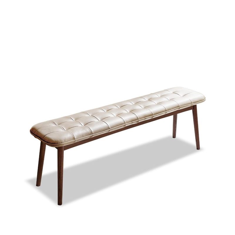 Scandi Solid Oak Bench for Dining Room or End of Bed