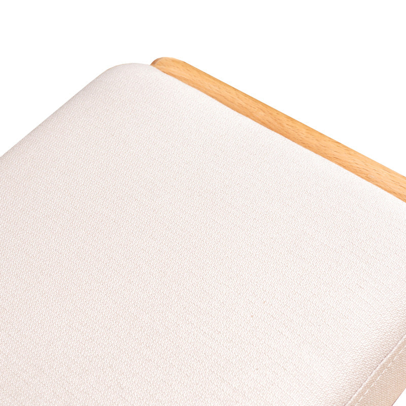 Scandi Shoe Bench for Entryway with Supportive Cushion