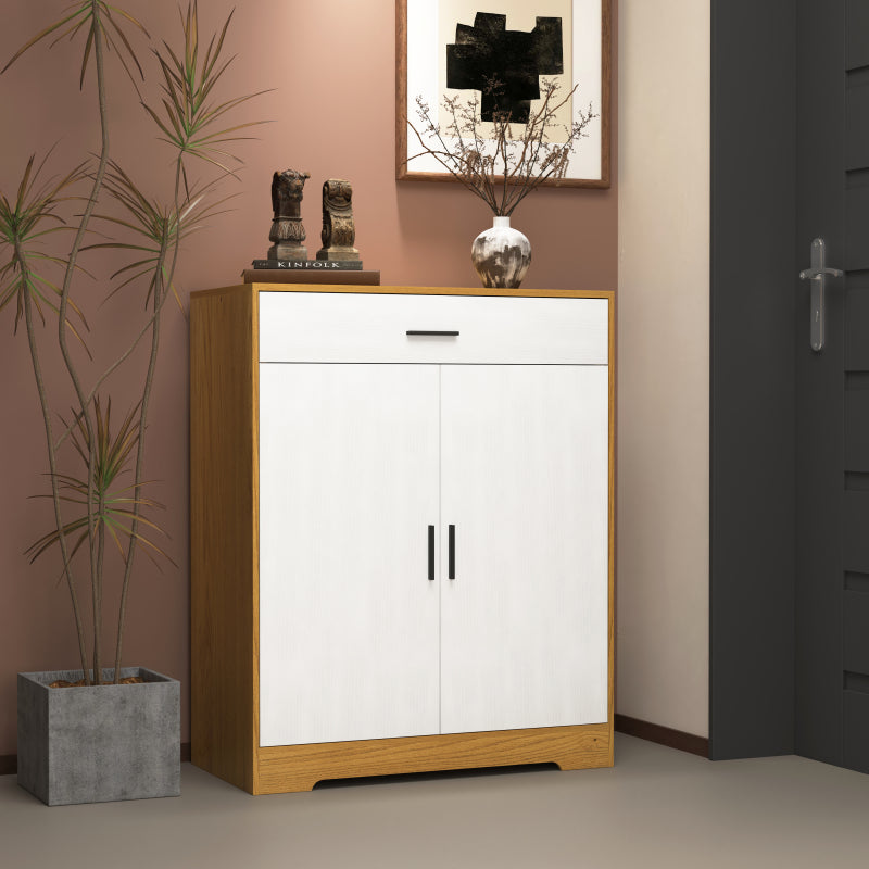 Modern Shoe Cabinet for Entryway with Adjustable Shelves