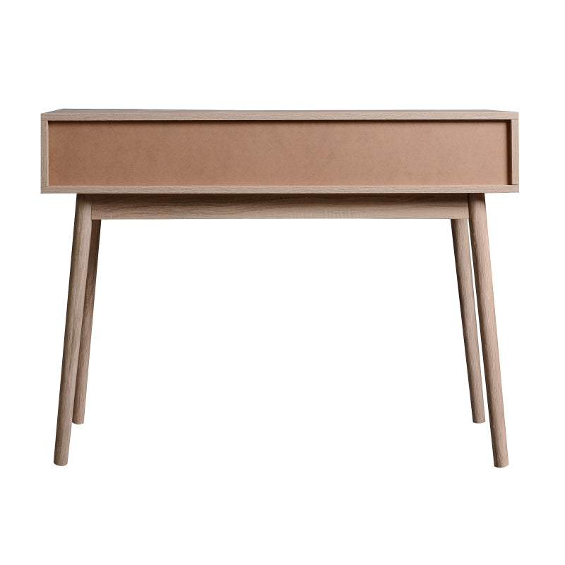 Modern Entryway Console Table with Sliding Doors and Storage