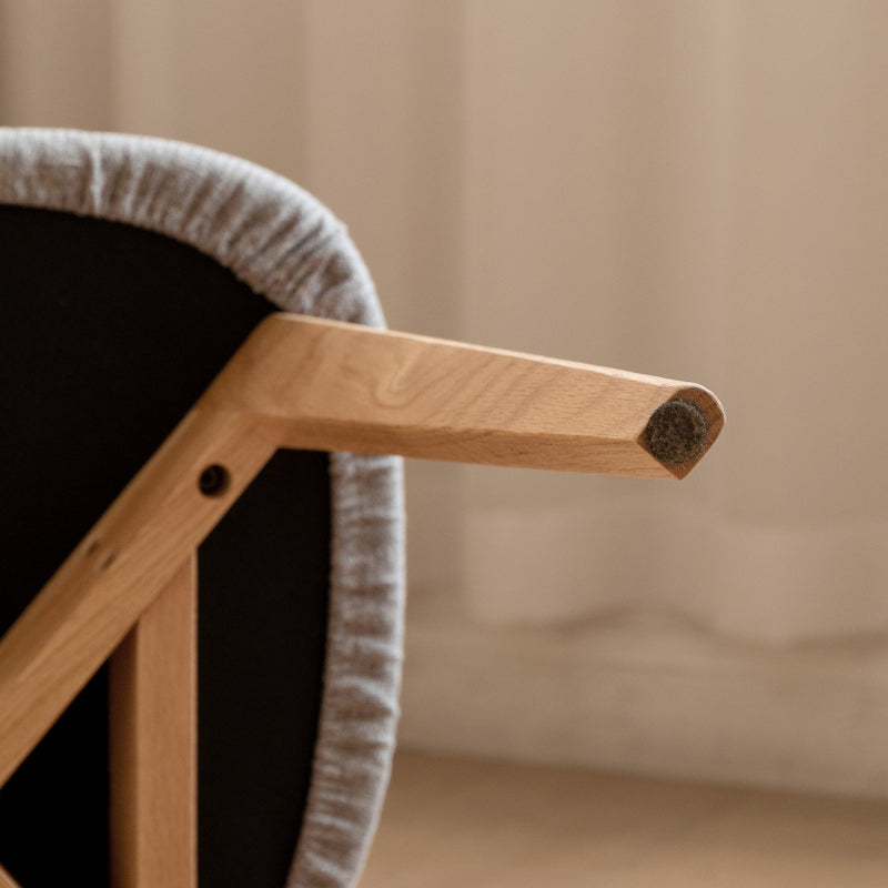 Scandinavian Dining Chair for Kitchen & Dining, Solid Oak