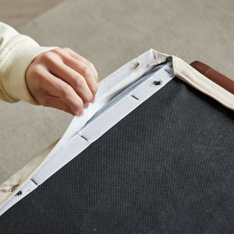 Walnut Solid Wood Entryway Shoe Bench with Cushioned Seat