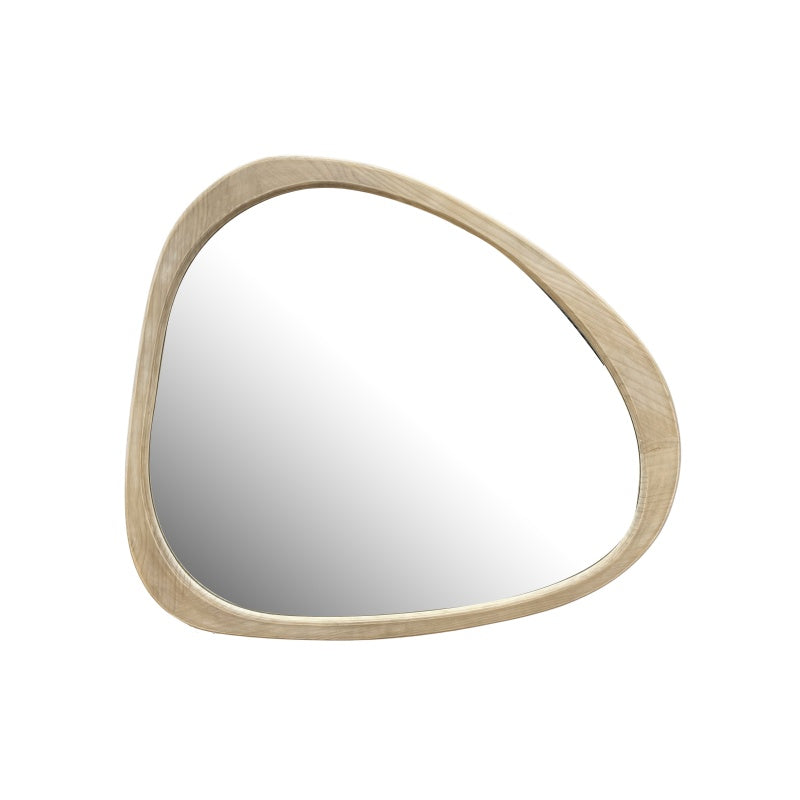 Organic Modern Wall Mirror for Entryway, Asymmetrical 45in