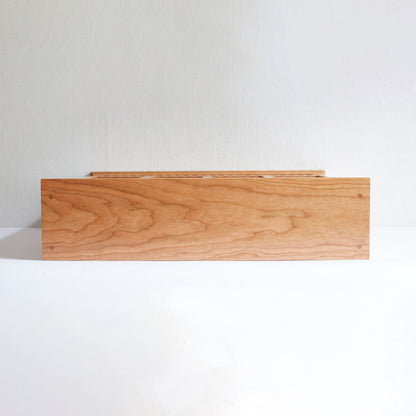 Modern European Kitchen Mug Rack, One-Piece Solid Cherry