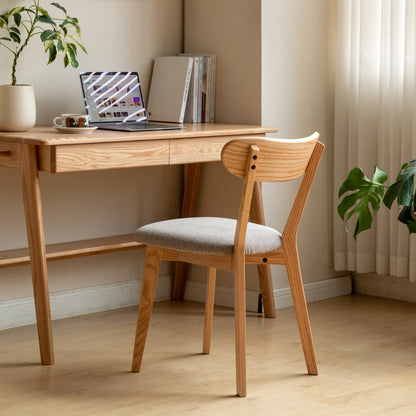 Scandinavian Dining Chair for Kitchen & Dining, Solid Oak