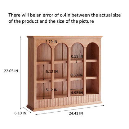 Modern European Kitchen Mug Rack, One-Piece Solid Cherry