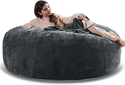 Cozy Bean Bag Chair for Living Room & Bedroom, Memory Foam