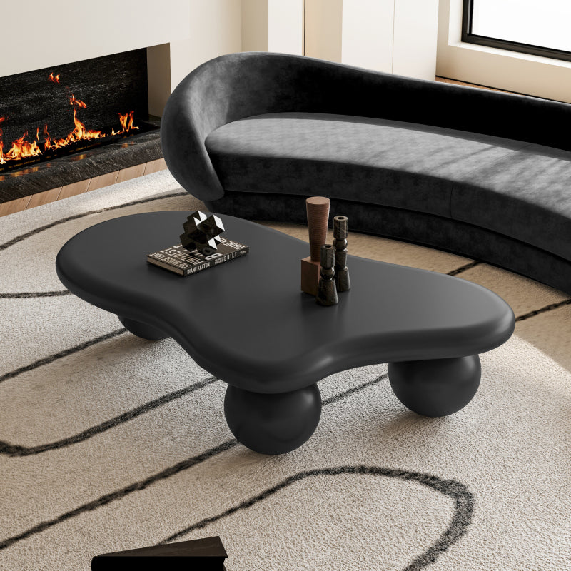 Modern Cloud Coffee Table for Your Living Room, 3 Ball Legs