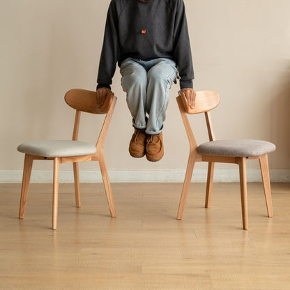 Scandinavian Dining Chair for Kitchen & Dining, Solid Oak