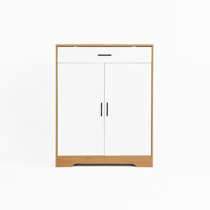 Modern Shoe Cabinet for Entryway with Adjustable Shelves