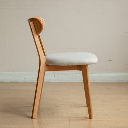 Scandinavian Dining Chair for Kitchen & Dining, Solid Oak