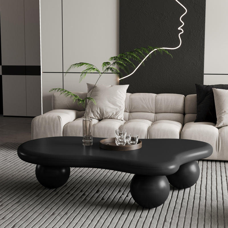 Modern Cloud Coffee Table for Your Living Room, 3 Ball Legs